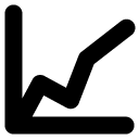 line chart_1 solid icon