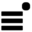 list glyph Icon
