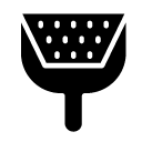 litter box cleaner glyph Icon