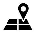 location map glyph Icon