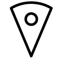 location navigation line Icon