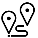 locations route line Icon
