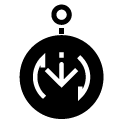 log in refresh glyph Icon