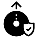 log out security glyph Icon