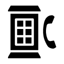 london phonebooth glyph Icon