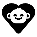 love baby glyph Icon