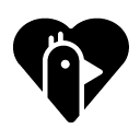 love bird glyph Icon