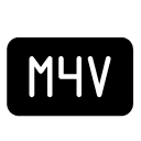 m4v glyph Icon