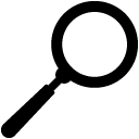 magnifier solid icon
