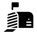 mail box 1 glyph Icon