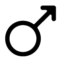 male glyph Icon