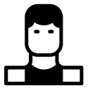 man avatar glyph Icon