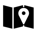 map location glyph Icon