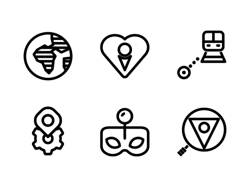 maps-and-location-line-icons
