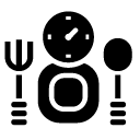 meal time glyph Icon