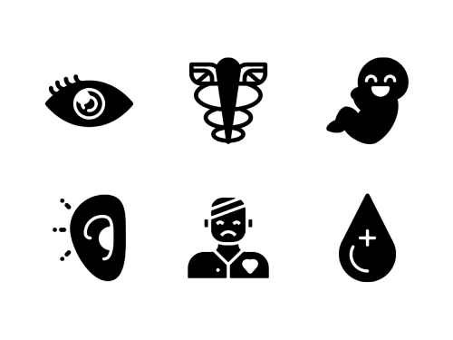 medical-and-healthcare-glyph-icons