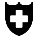 medical security glyph Icon
