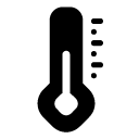 medium temperature glyph Icon