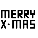merry xmas glyph Icon