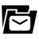 message folder glyph Icon copy