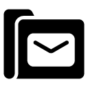 message folder glyph Icon