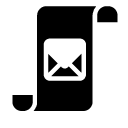 message glyph Icon