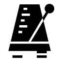metronome glyph Icon