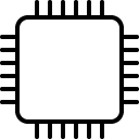 microchip line Icon