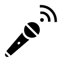 microphone glyph Icon