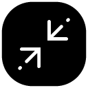 minimize sides 1 glyph Icon