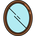 mirror filled outline icon