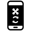 mobile phone drone glyph Icon