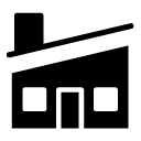 modern home 4 glyph Icon