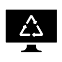 monitor reuse glyph Icon