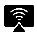monitor wireless glyph Icon