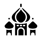 moscow church glyph Icon