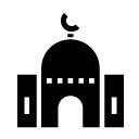 mosque 1 glyph Icon