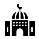 mosque 2 glyph Icon
