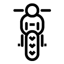 motorcycle front line Icon