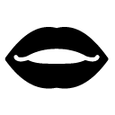mouth glyph Icon copy