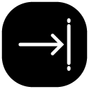 move right 1 glyph Icon
