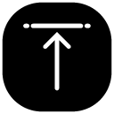 move up 1 glyph Icon