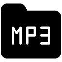 mp3 glyph Icon copy