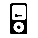 mp3 player glyph Icon