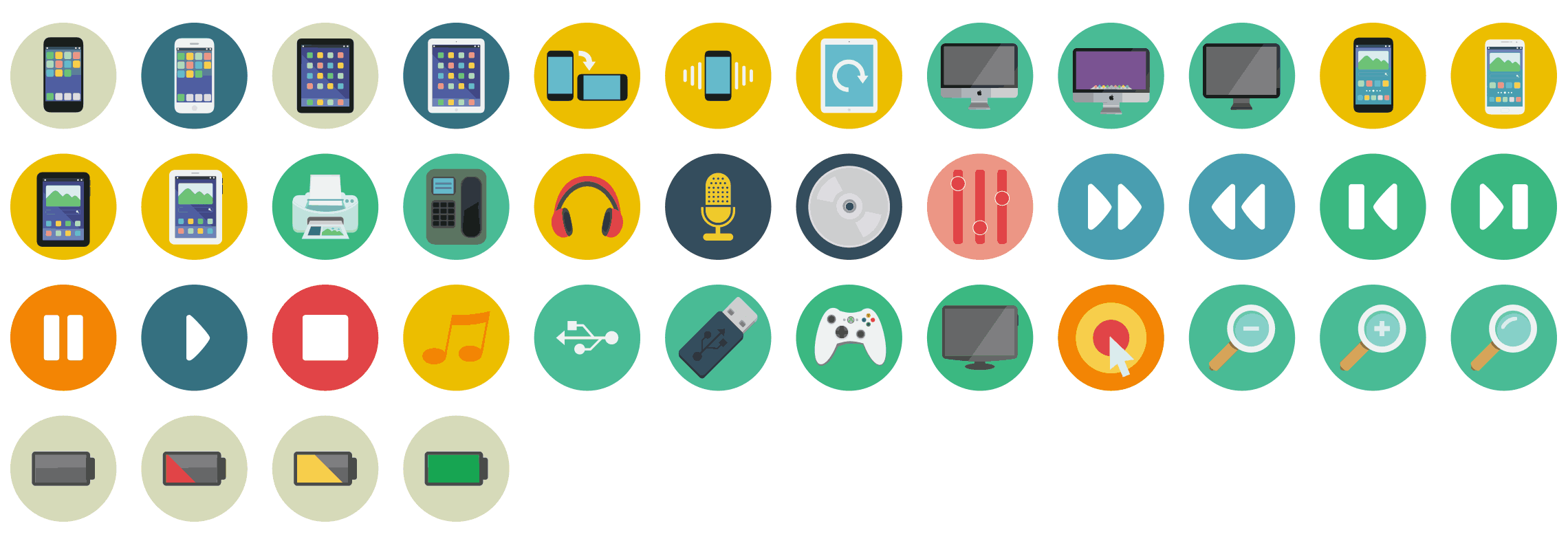 multimedia-flat-icons-vol-1-preview