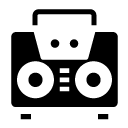 music player glyph Icon