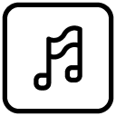 music tab line Icon