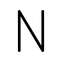 n glyph Icon