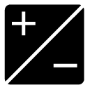 negative glyph Icon