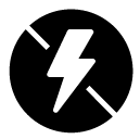 no flash glyph Icon